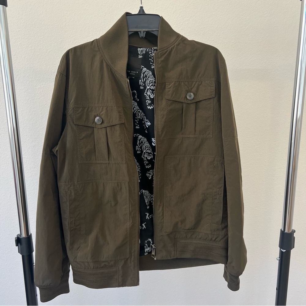 Men’s Ted Baker Dark Olive Jacket Size 2